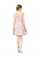 Short Knee Length Sweetheart Satin Cocktail Dress UK