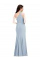 One Shoulder Draped Cowl Neck Cocktail Dress UK